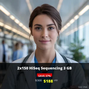 2x150 HiSeq Sequencing 3 GB Test - $188 USD | Advanced DNA Sequencing in USA | GGC DNA