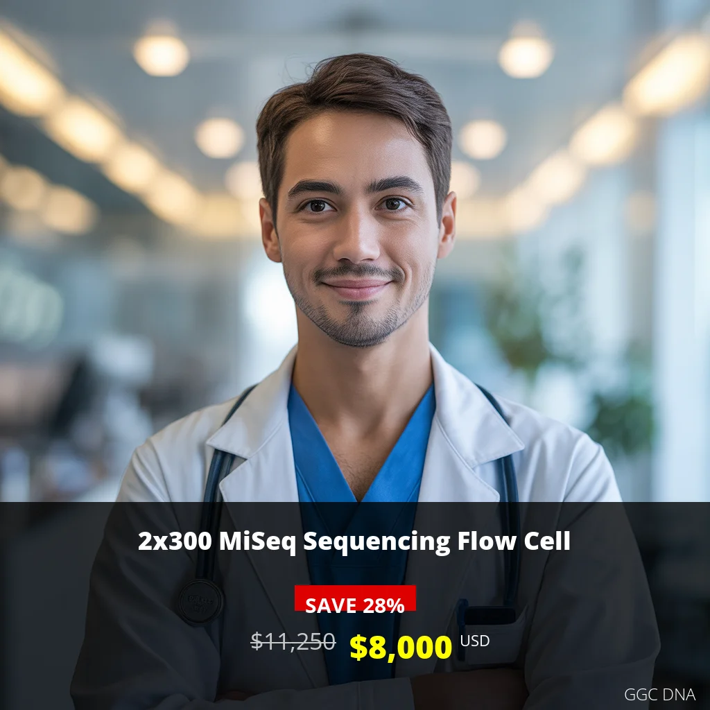 2x300 MiSeq Sequencing Flow Cell Test - $8