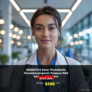 ADAMTS13 Gene TTP NGS Genetic DNA Test USA - $500 USD | Comprehensive Hereditary Thrombotic Thrombocytopenic Purpura Testing