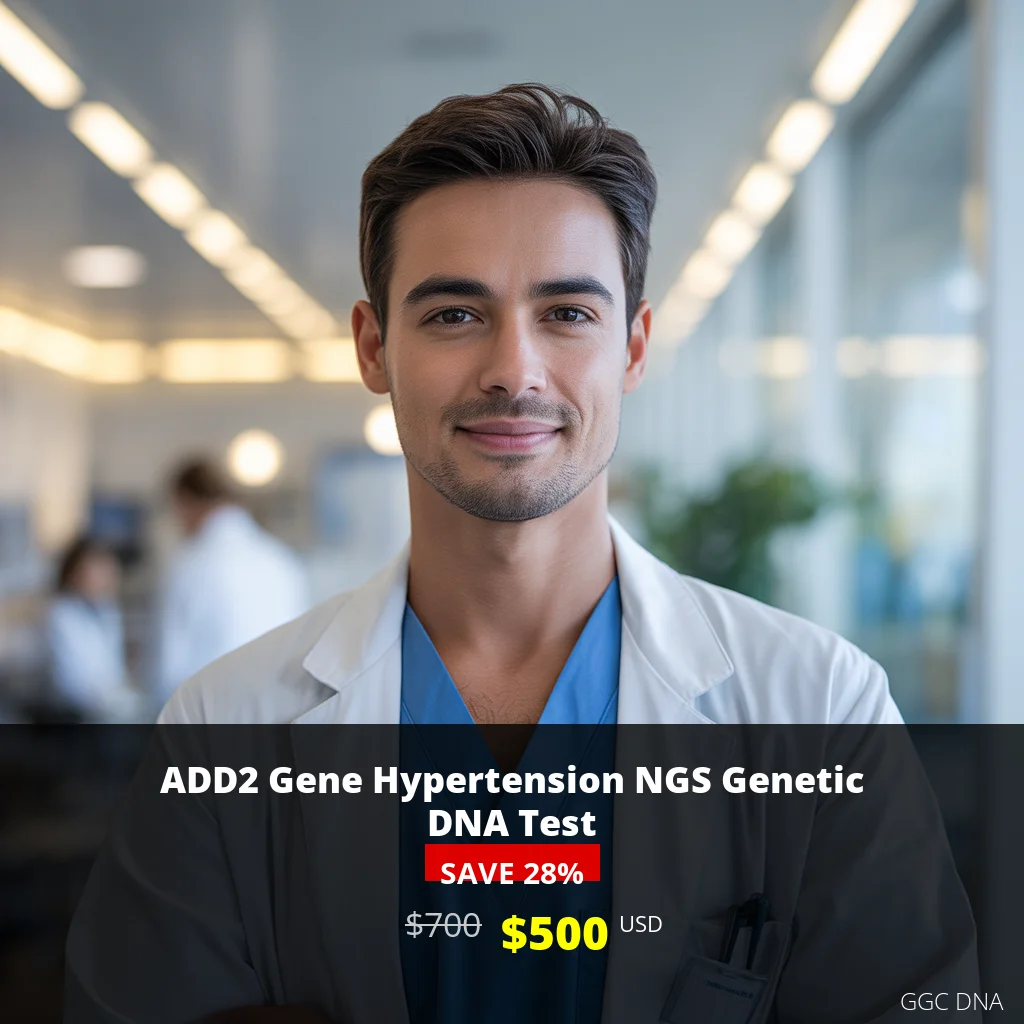 ADD2 Gene Hypertension NGS Genetic DNA Test - $500 USA | Comprehensive Genetic Testing for Hereditary Hypertension