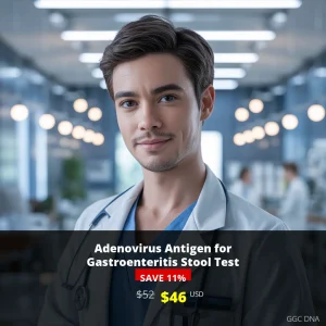 Adenovirus Antigen for Gastroenteritis Stool Test - $46 USD | Rapid Detection in USA | GGC DNA