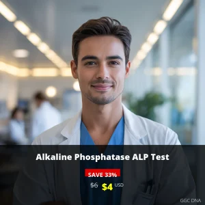Alkaline Phosphatase ALP Test USA - $4 USD | Comprehensive Liver & Bone Health Screening