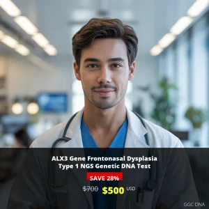 ALX3 Gene Frontonasal Dysplasia Type 1 NGS Genetic DNA Test - $500 USD Price in USA | Comprehensive Genetic Testing