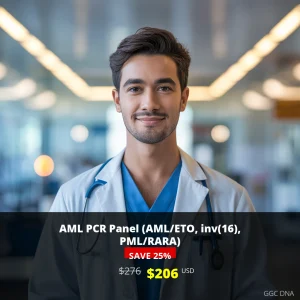 AML PCR Panel Test - Detect Acute Myeloid Leukemia Mutations | $206 USD | USA