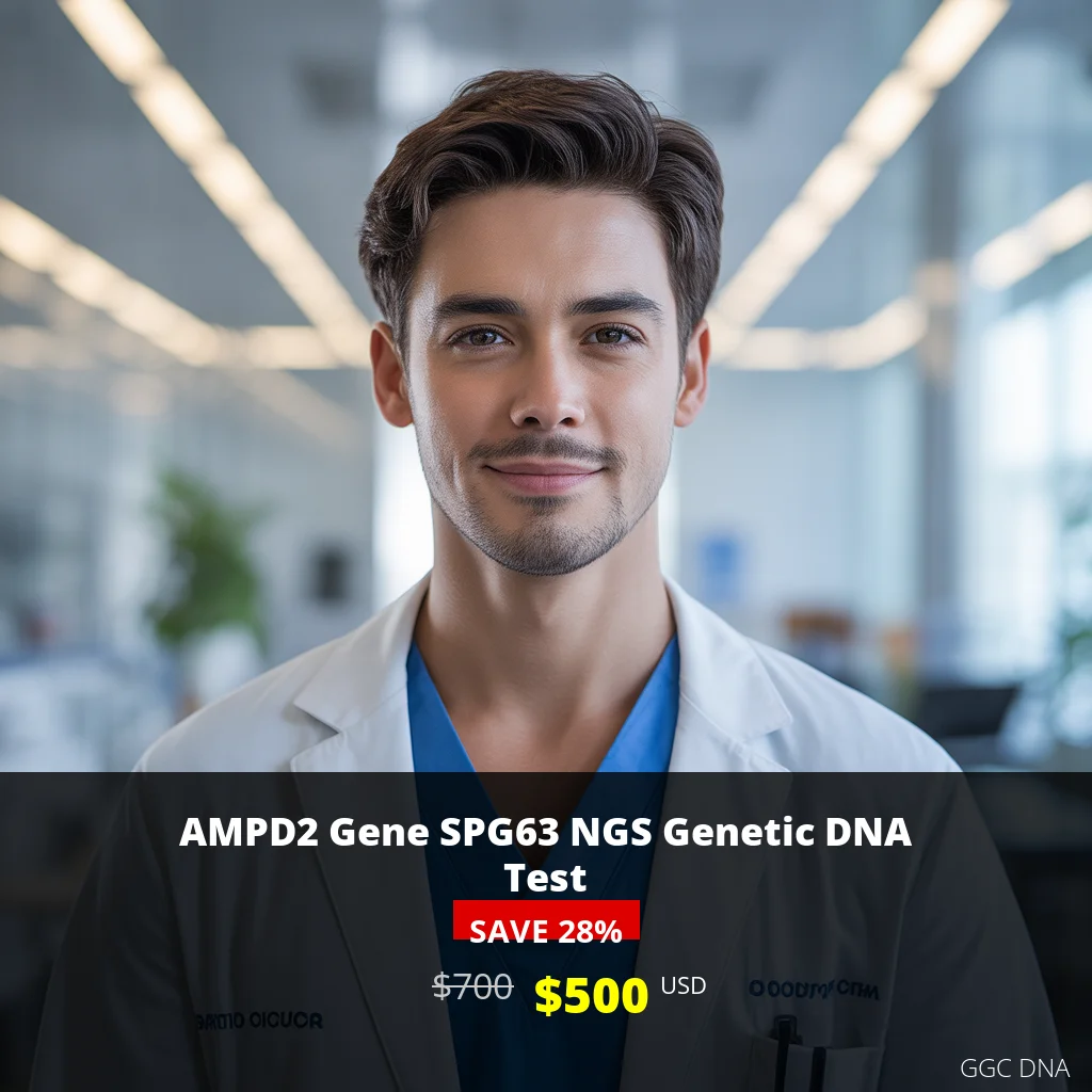 AMPD2 Gene SPG63 NGS Genetic DNA Test - $500 USA | Hereditary Spastic Paraplegia Testing