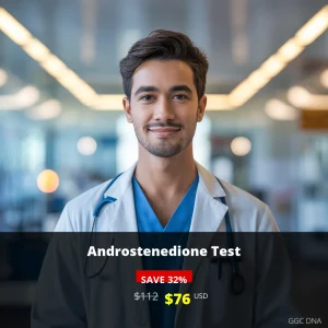 Androstenedione Test USA - Comprehensive Hormone Analysis | $76 USD | GGC DNA