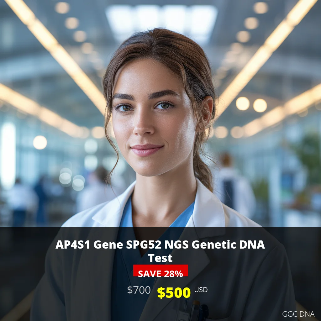 AP4S1 Gene SPG52 NGS Genetic DNA Test | $500 USD | Comprehensive Hereditary Spastic Paraplegia Testing | Available Across USA