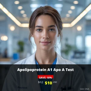Apolipoprotein A1 Apo A Test USA - $10 USD | Cardiovascular Risk Assessment | GGC DNA