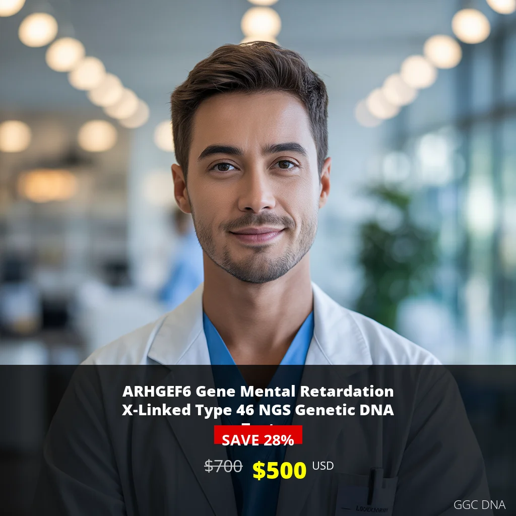 ARHGEF6 Gene Mental Retardation X-Linked Type 46 NGS Genetic DNA Test - $500 USA | Comprehensive Neurological Genetic Testing
