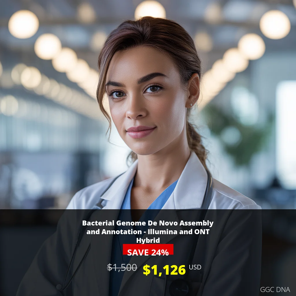 Bacterial Genome De Novo Assembly & Annotation - Illumina & ONT Hybrid Test | $1126 USD | USA