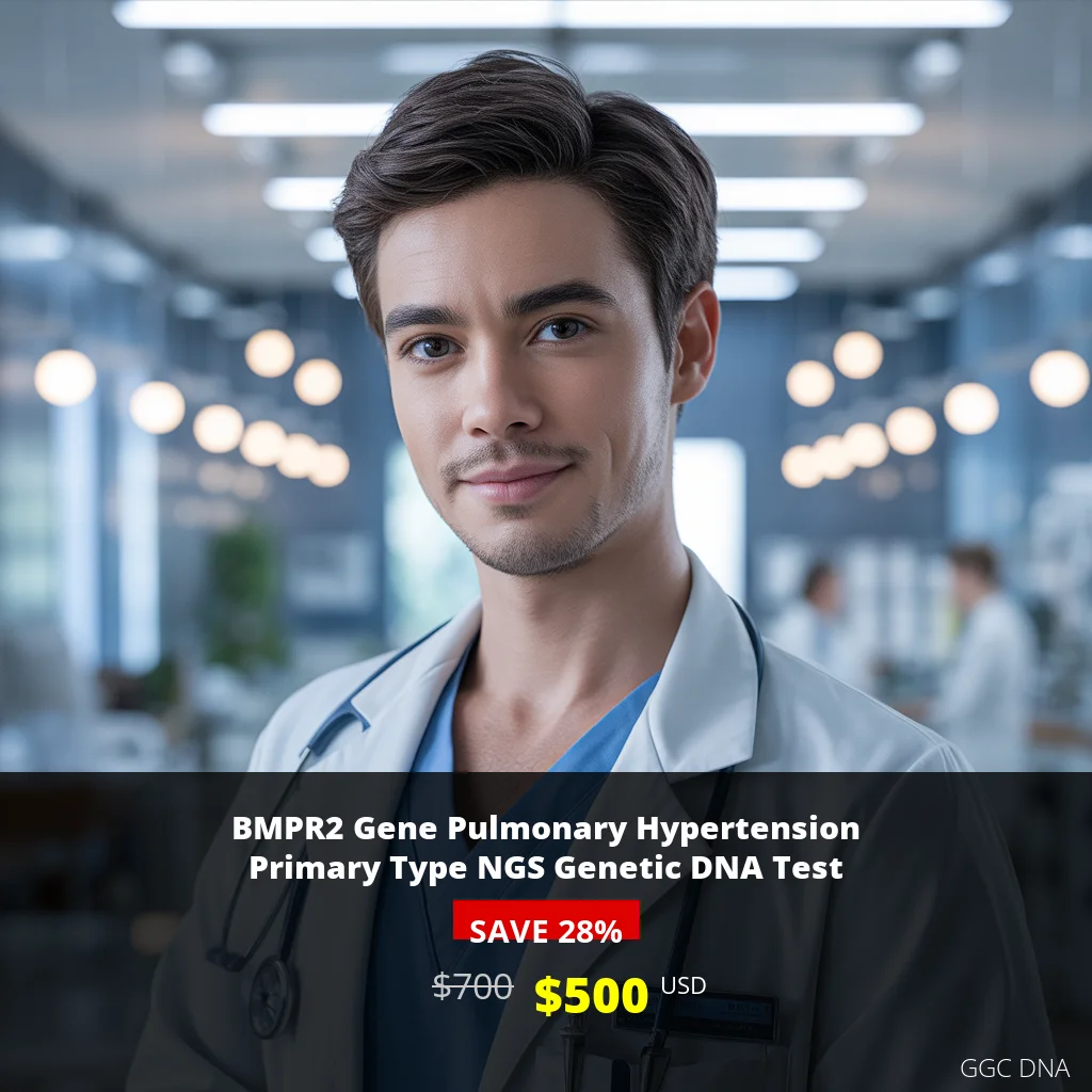 BMPR2 Gene Pulmonary Hypertension NGS DNA Test USA - $500 USD | Comprehensive Genetic Testing for Primary Pulmonary Hypertension