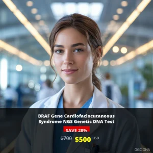BRAF Gene Cardiofaciocutaneous Syndrome NGS Genetic DNA Test - $500 USD | Comprehensive Genetic Testing for CFC Syndrome in USA