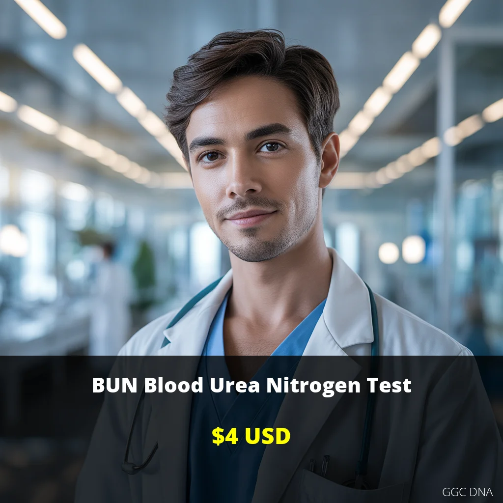 BUN Blood Urea Nitrogen Test - $4 USD | Kidney Function Testing in USA | Fast Results