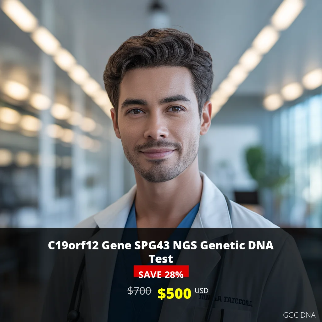 C19orf12 Gene SPG43 NGS Genetic DNA Test USA - $500 USD | Hereditary Spastic Paraplegia Testing