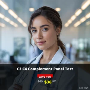 C3 C4 Complement Panel Test USA - $36 | Comprehensive Immune System Analysis | General Genetics Corporation