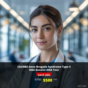 CACNB2 Gene Brugada Syndrome Type 4 NGS Genetic DNA Test - $500 USA | Comprehensive Cardiac Genetic Testing