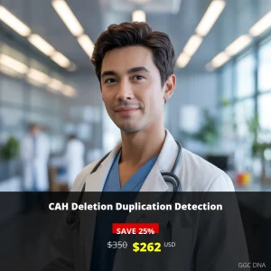 CAH Deletion Duplication Detection Test | $262 USD | USA | Congenital Adrenal Hyperplasia Genetic Testing
