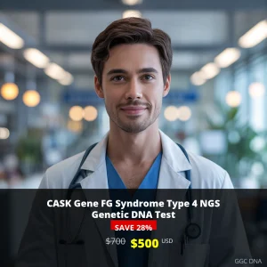 CASK Gene FG Syndrome Type 4 NGS Genetic DNA Test USA - $500 USD | Comprehensive Neurological Genetic Testing