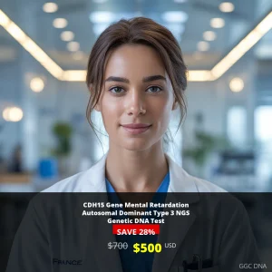 CDH15 Gene Mental Retardation Test | $500 USD | NGS DNA Testing USA | Neurological Genetic Testing