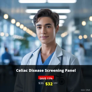 Celiac Disease Screening Panel Test USA - $32 USD | Comprehensive Autoimmune Disorder Testing