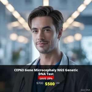 CEP63 Gene Microcephaly NGS Genetic DNA Test - $500 USD | Comprehensive Genetic Testing USA