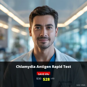 Chlamydia Antigen Rapid Test USA - $28 USD | Same Day Results | GGC DNA Testing