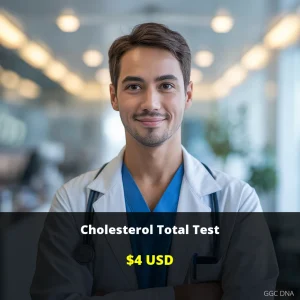 Cholesterol Total Test USA - $4 USD | Comprehensive Lipid Screening & Heart Health Assessment