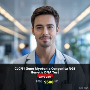 CLCN1 Gene Myotonia Congenita NGS Genetic DNA Test - $500 USA | Comprehensive Neurological Disorder Testing
