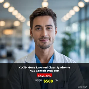 CLCN4 Gene Raynaud-Claes Syndrome NGS Genetic DNA Test USA - $500 USD | Comprehensive Neurological Disorder Testing