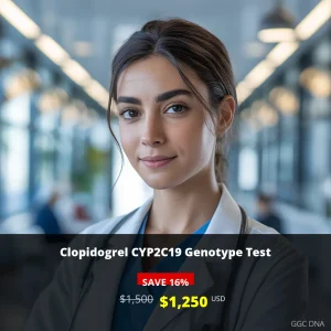 Clopidogrel CYP2C19 Genotype Test - $1250 USD | Personalized Heart Medication Testing USA
