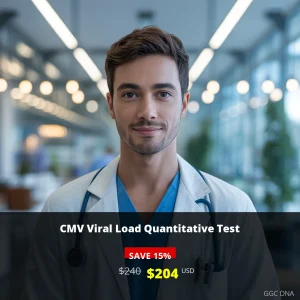 CMV Viral Load Quantitative Test USA - $204 USD | Accurate Cytomegalovirus Detection & Monitoring