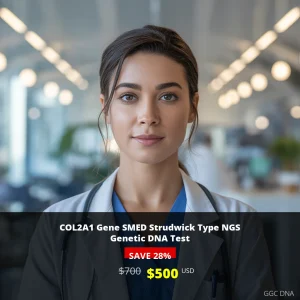 COL2A1 Gene SMED Strudwick Type NGS Genetic DNA Test - $500 USA | Comprehensive Genetic Testing for Skeletal Dysplasia