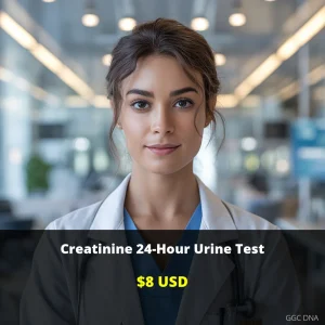 Creatinine 24-Hour Urine Test - $8 USD | Kidney Function Assessment | Available Across USA