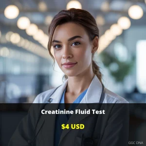 Creatinine Fluid Test USA - $4 USD | Kidney Function Analysis | GGC DNA Diagnostics