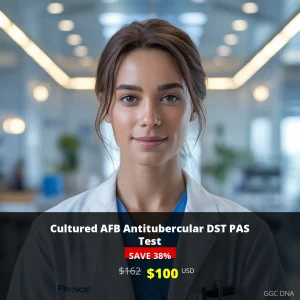 Cultured AFB Antitubercular DST PAS Test USA - $100 USD | Tuberculosis Drug Sensitivity Testing