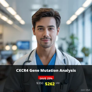 CXCR4 Gene Mutation Analysis Test USA - $262 USD | Genetic Testing for WHIM Syndrome