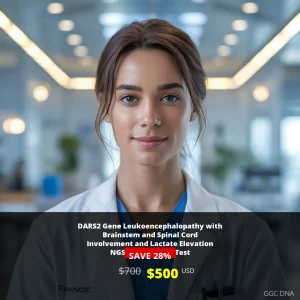 DARS2 Gene Leukoencephalopathy NGS DNA Test - $500 USA | Comprehensive Genetic Testing for Neurological Disorders