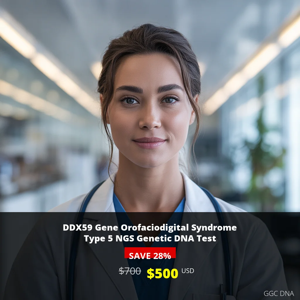 DDX59 Gene Orofaciodigital Syndrome Type 5 NGS Genetic DNA Test - $500 USA | Comprehensive Genetic Testing