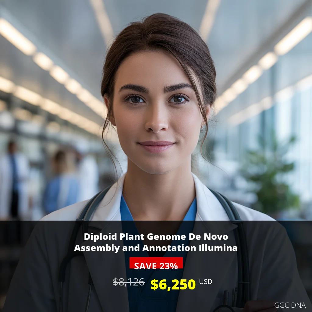 Diploid Plant Genome De Novo Assembly and Annotation Illumina Test - $6250 USD | USA Genetic Research Services