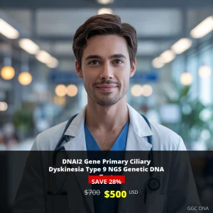 DNAI2 Gene Primary Ciliary Dyskinesia Type 9 NGS Genetic DNA Test USA Price $500 | Comprehensive Genetic Testing