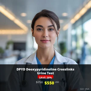 DPYD Deoxypyridinoline Crosslinks Urine Test USA Price $550 | Bone Metabolism Assessment | GGC DNA