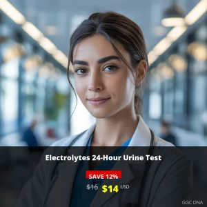 Electrolytes 24-Hour Urine Test - $14 USD | Comprehensive Electrolyte Analysis | USA
