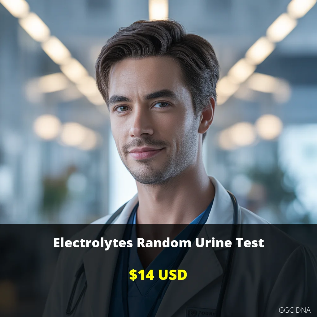 Electrolytes Random Urine Test USA - $14 | Comprehensive Urine Electrolyte Analysis | Sodium
