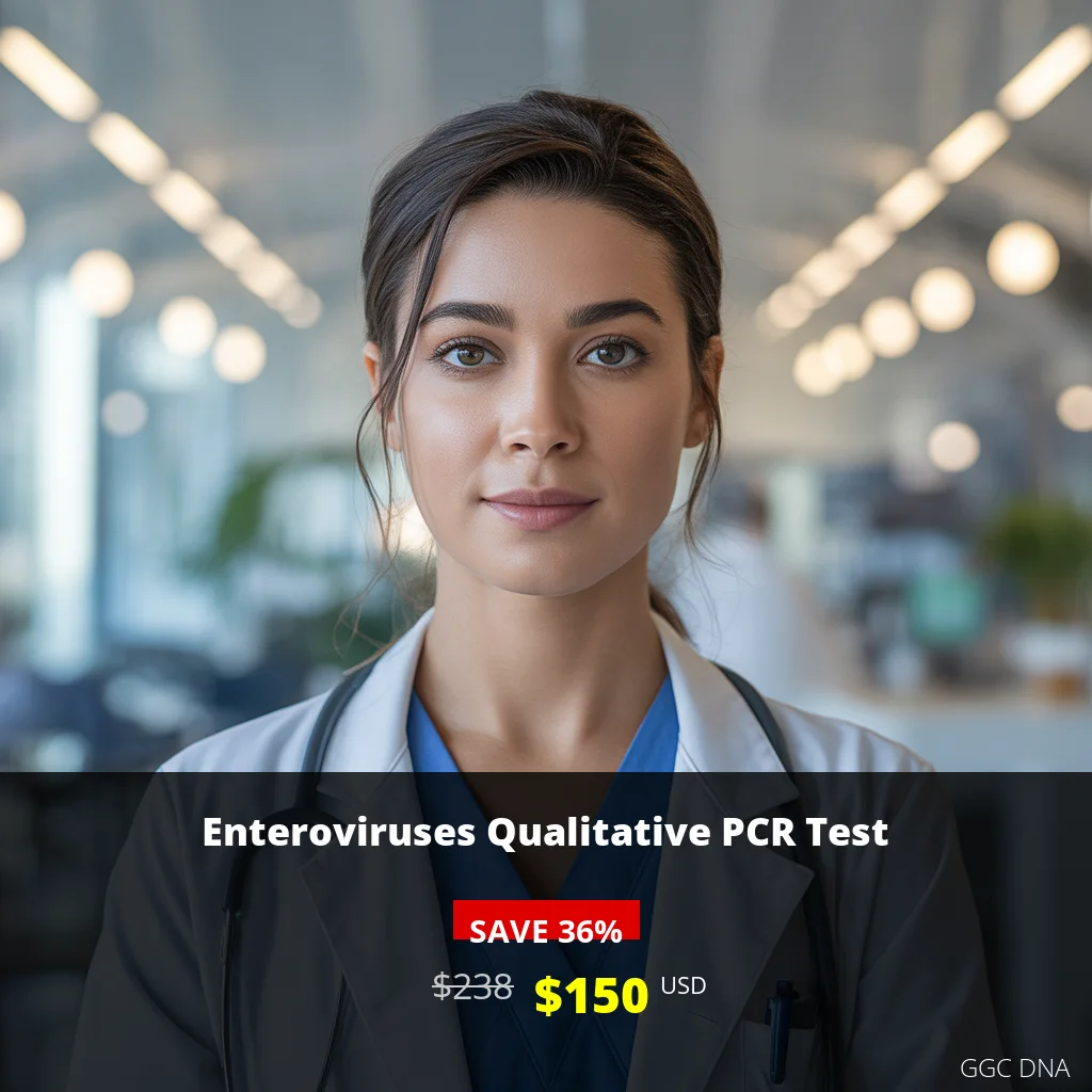 Enteroviruses Qualitative PCR Test USA - $150 USD | Accurate Viral Detection & Diagnosis