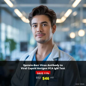Epstein-Barr Virus VCA IgM Test USA | $46 Discount Price | Same Day Results | GGC DNA