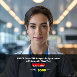 ERCC4 Gene XFE Progeroid Syndrome NGS Genetic DNA Test - $500 USA | Comprehensive DNA Testing for Premature Aging Disorders