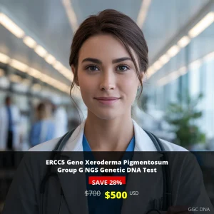 ERCC5 Gene Xeroderma Pigmentosum Group G NGS Genetic DNA Test - $500 USA | Comprehensive DNA Testing for Skin Cancer Risk