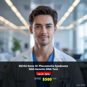 ESCO2 Gene SC Phocomelia Syndrome NGS Genetic DNA Test USA $500 | Roberts Syndrome Diagnosis & Testing