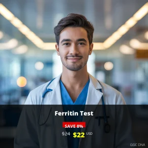 Ferritin Test USA - Iron Deficiency & Anemia Screening | $22 USD | GGC DNA