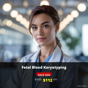 Fetal Blood Karyotyping Test USA - $112 | Chromosomal Analysis for Pregnancy | GGC DNA